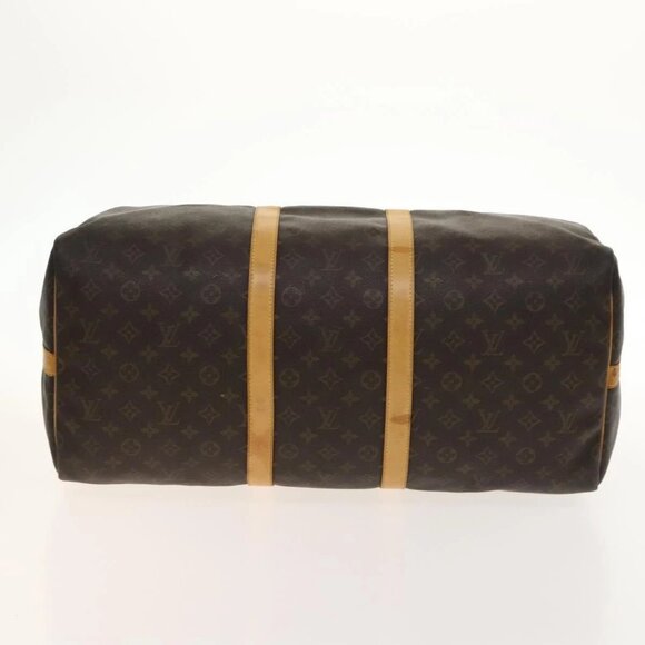 LOUIS VUITTON Monogram Keepall Bandouliere 55 Boston Bag M41414 LV Auth 140268 - Picture 7 of 16